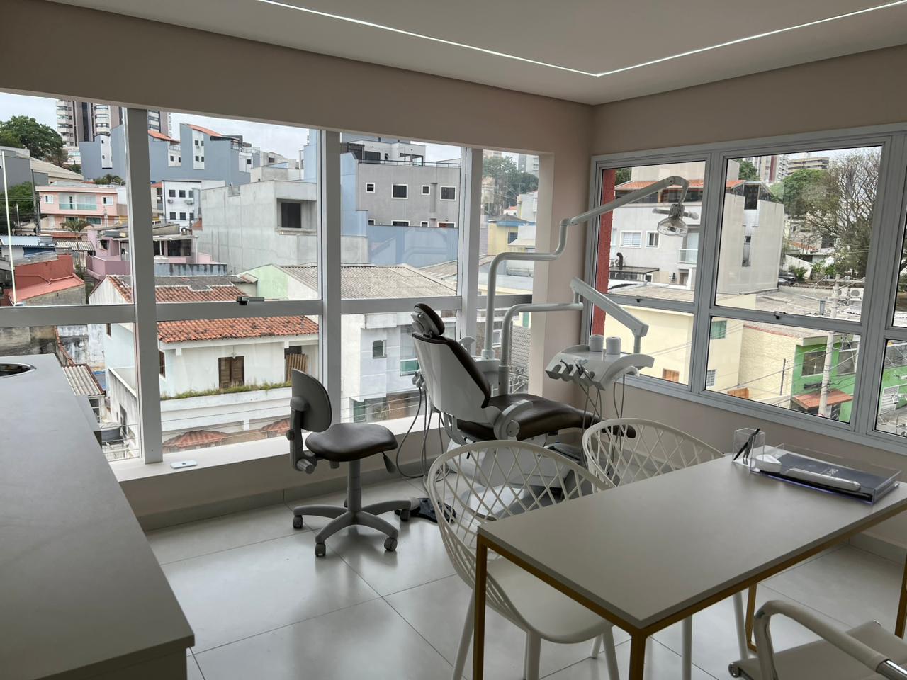 Recepção Moderna da Clínica Palladium